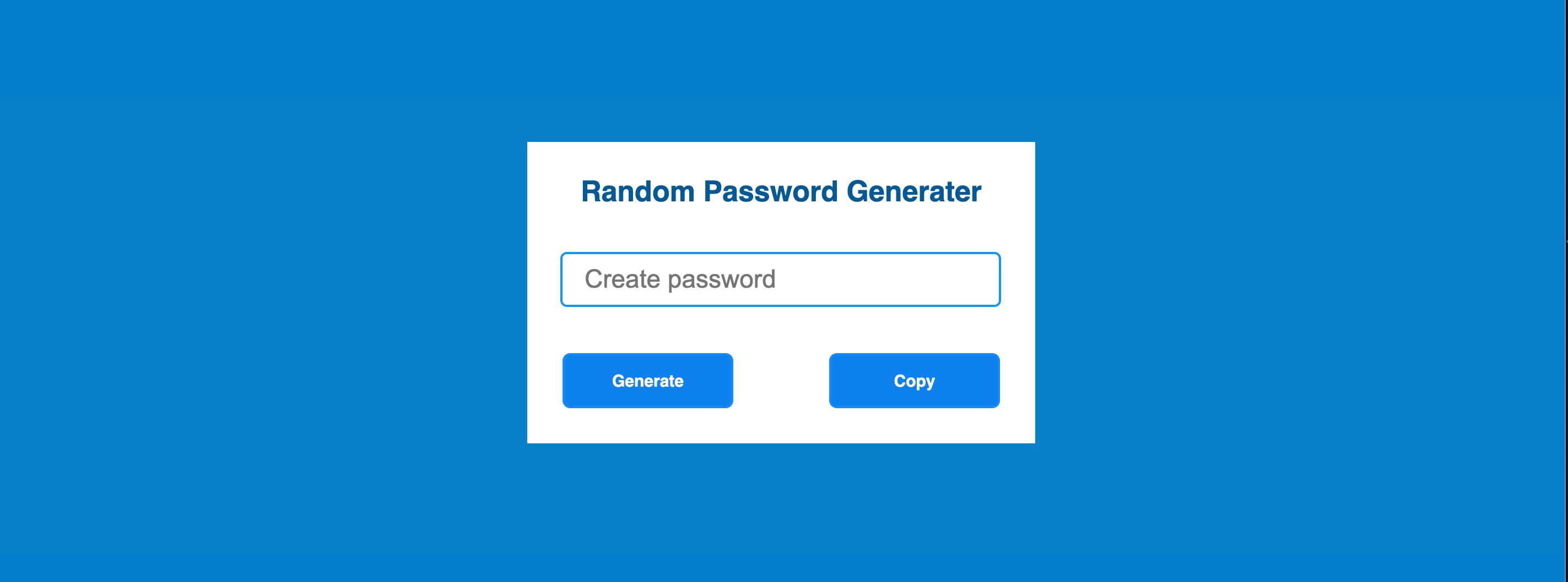 Generate complex passwords